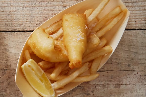 fish and chips fingerfood catering